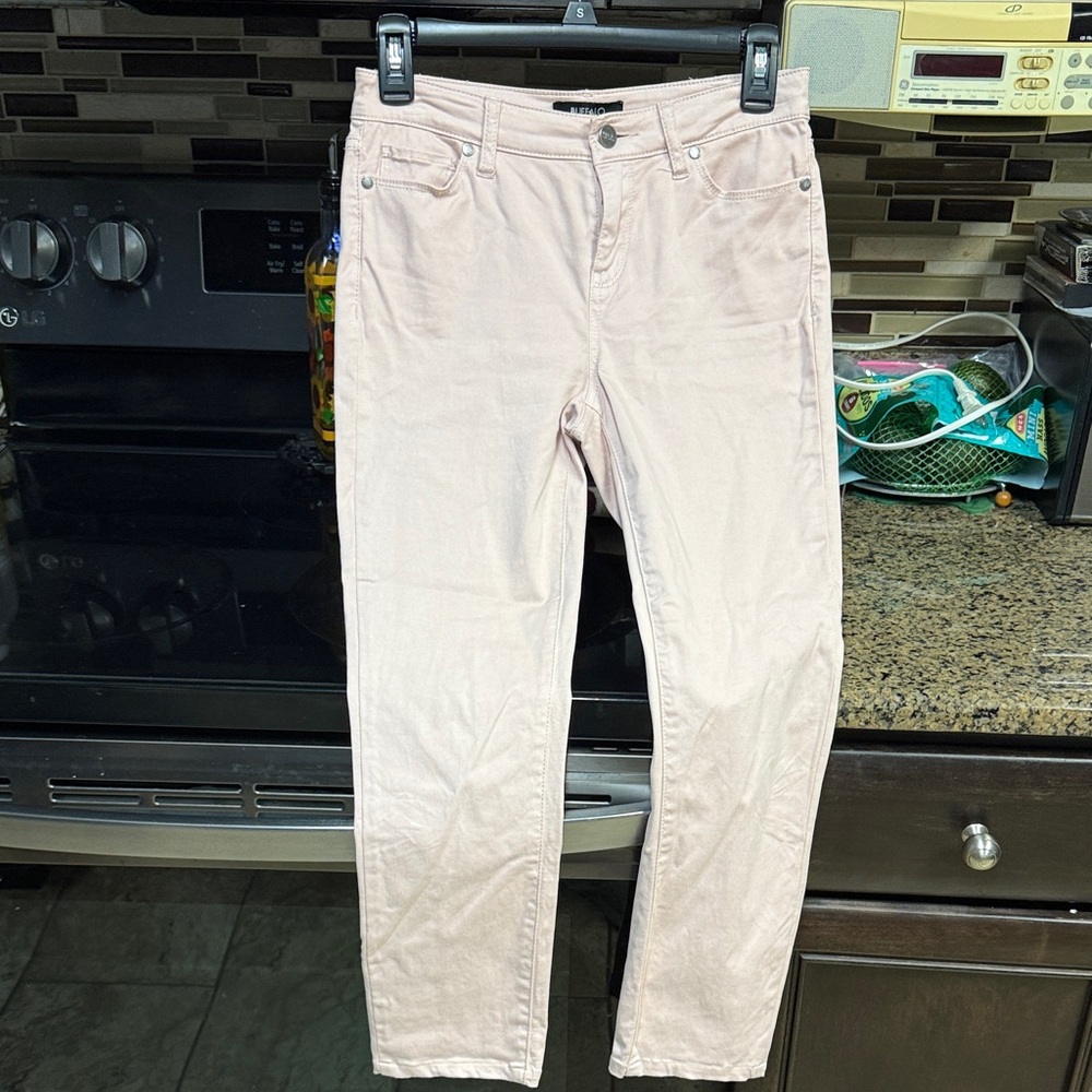 Buffalo David Bitton Light Pink Ankle Jeans